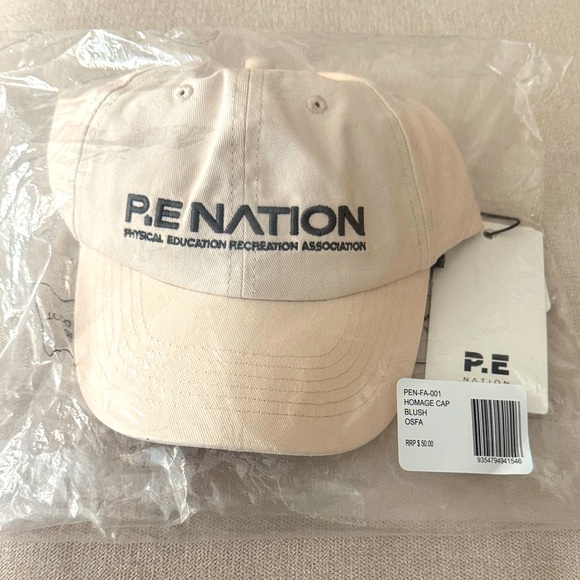NWT P.E Nation Homage Cap OSFA in blush - Picture 1 of 5